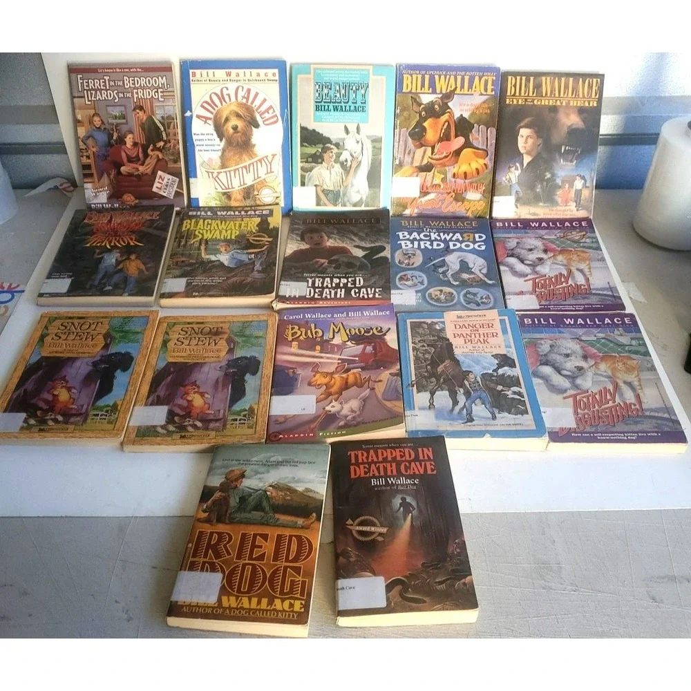Bill Wallace Childrens Chapter Book Lot 17 Books Youth Homeschool Teacher PB